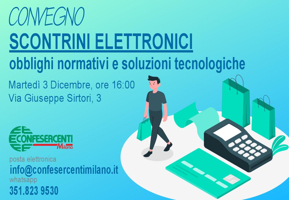 Scontrini elettronici, convegno 03.12.2019
