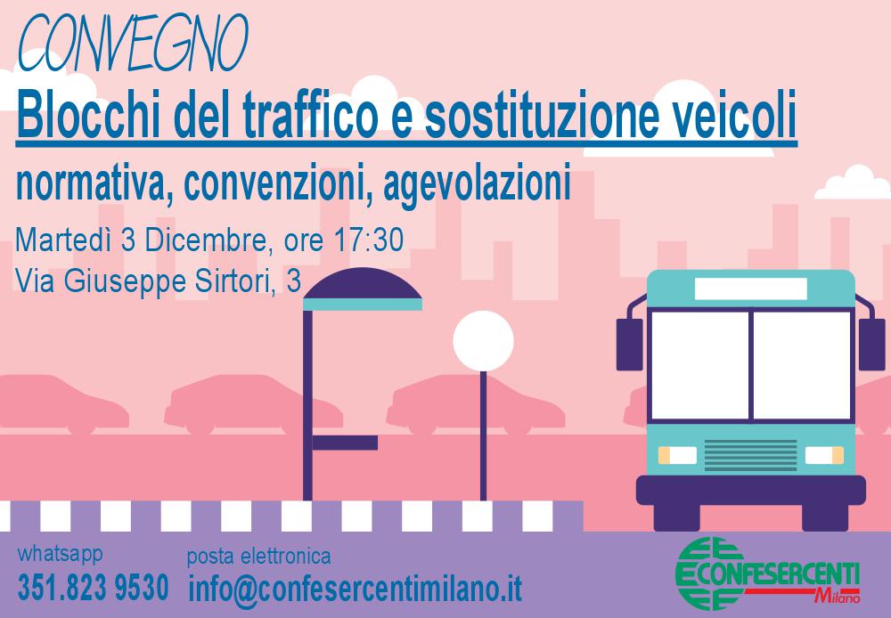 Blocchi del traffico e sostituzione veicoli, convegno 03.12.2019