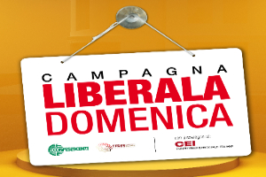 Libera la domenica, vieni a firmare a Rescaldina questa domenica!